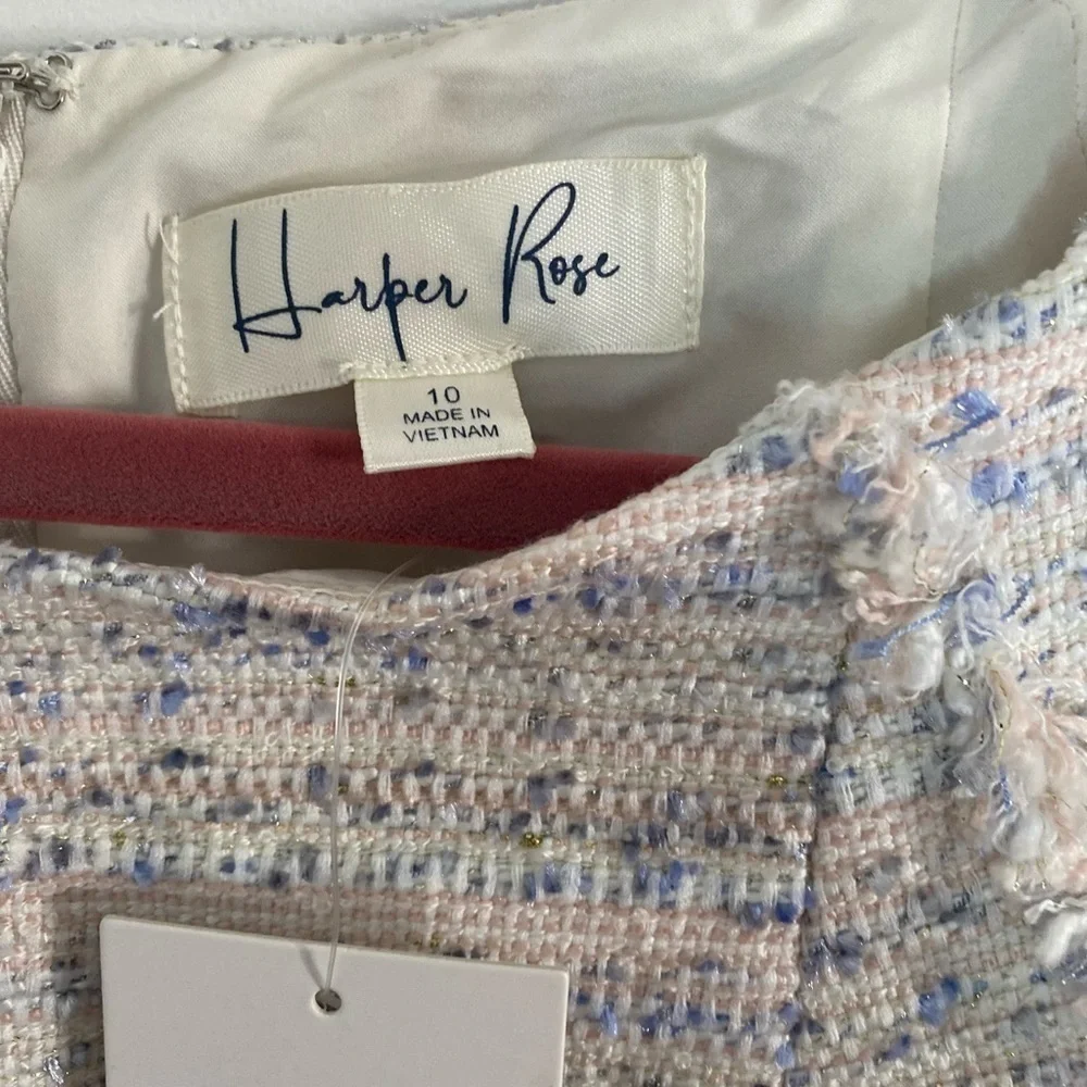 HARPER ROSE Tweed Fit & Flare Dress - Picture 7 of 8